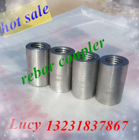 parallel thread rebar coupler with factory price